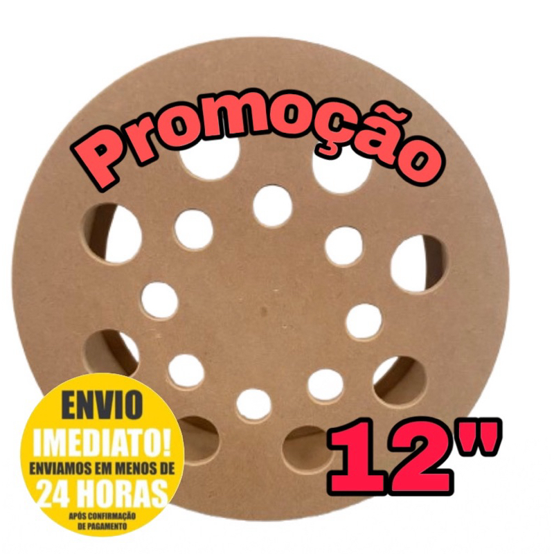 Carretilha 12 polegada Com Rolamento Duplo em Oferta na Shopee