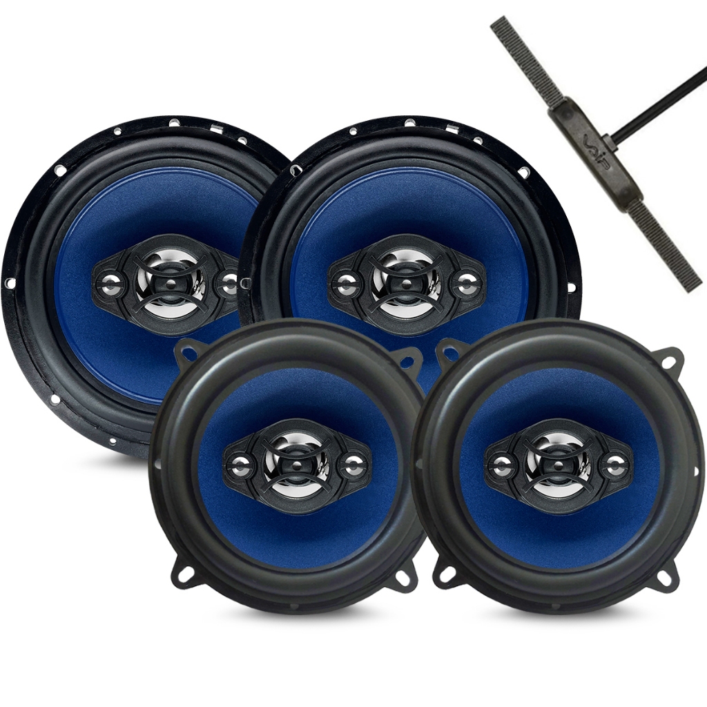 Kit Alto Falante 6 polegadas + 5 Pol + Antena Interna Gol  G3 G4 G5 Palio Uno em Oferta na Shopee