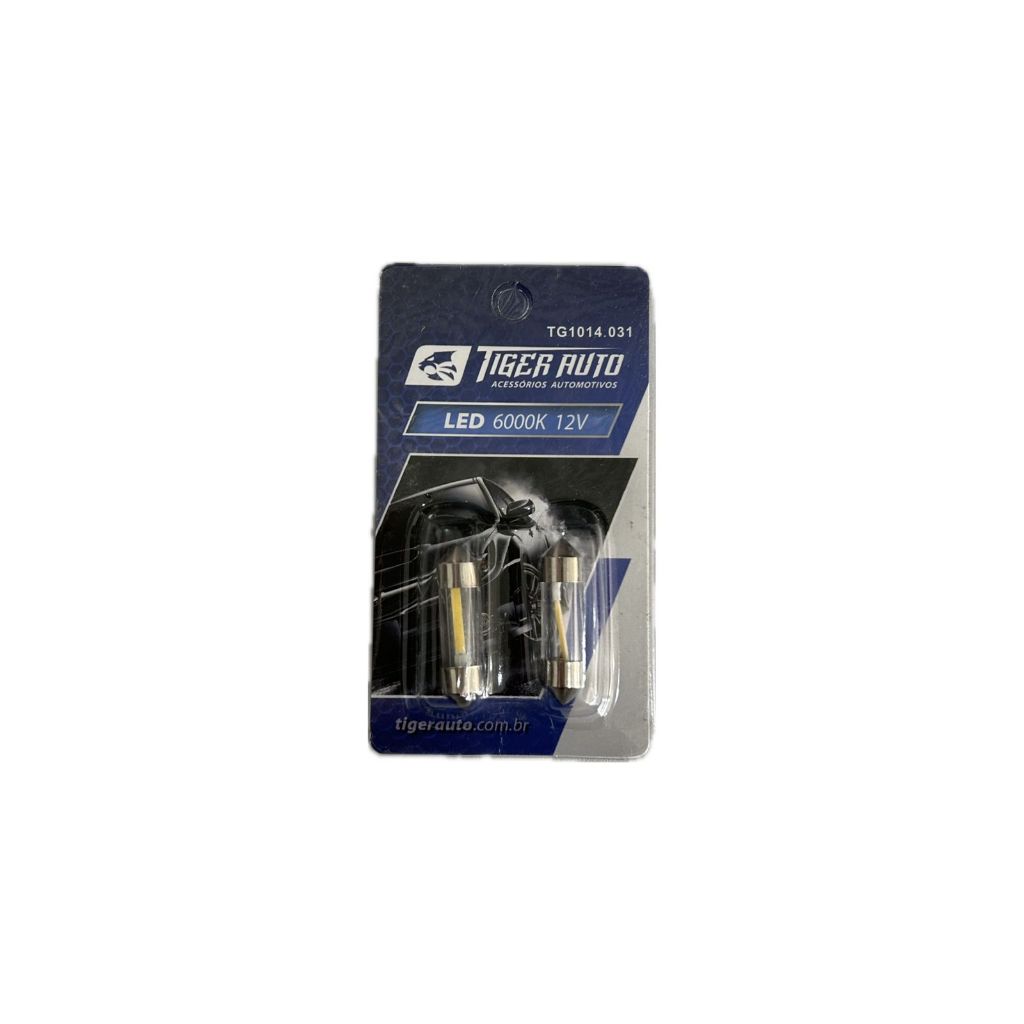 Pingão Torpedo LED 6000K 12V - 31MM