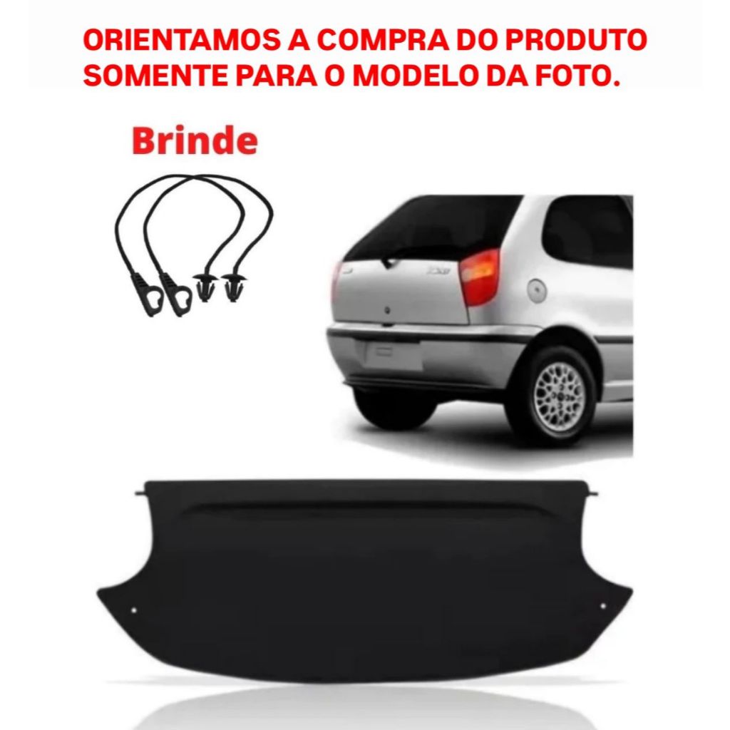 TAMPÃO BAGAGITO PALIO G1 1996/2001 - SOMENTE VEÍCULO DA FOTO · foto 2