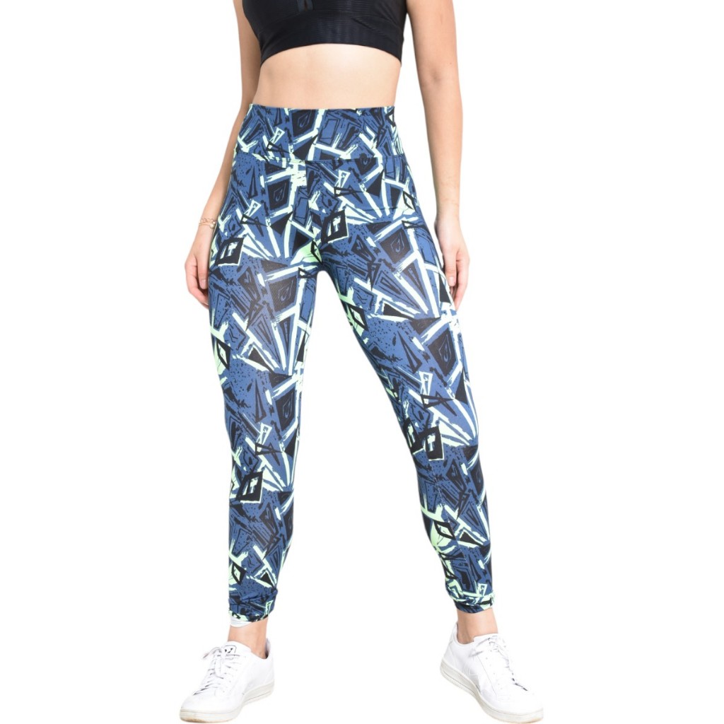 Calça Legging Estampada Suplex Não Fica Transparente Academia Fit