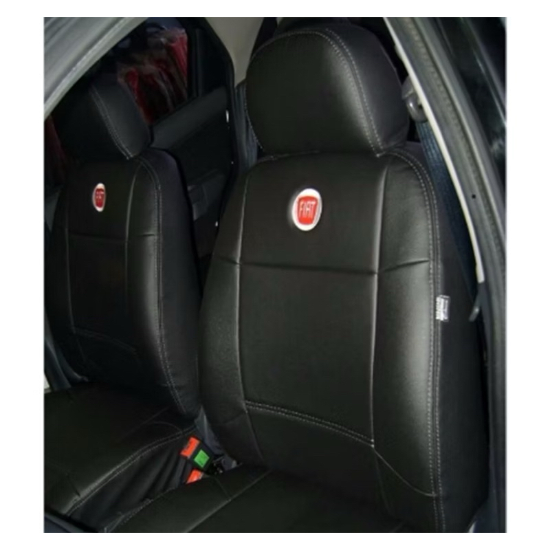 Jogo De Capas Couro Sintético Para Banco Carros Fiat Uno - Fiat Palio - Fiat Siena - Fiat Palio Wekeend Fiat Uno