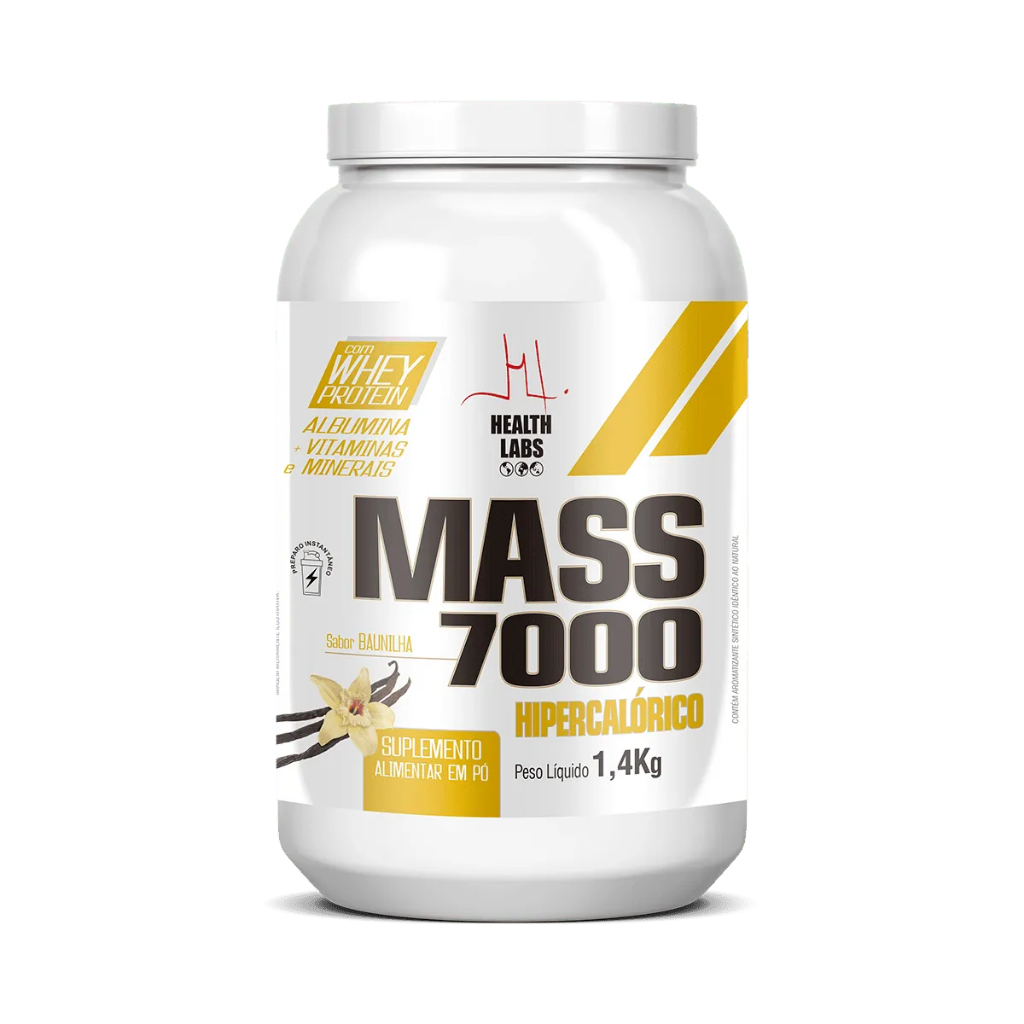 Mass 7000 1.4kg Baunilha - Health Labs