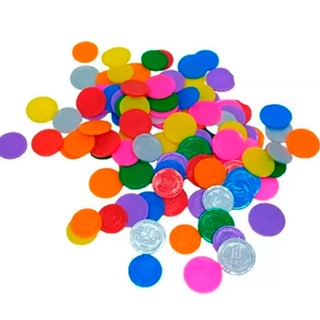 Kit 100 Moedas Mini Brinquedo Lembrancinha Sacolinha Surpresa Fake Dinheiro Interativo Educativo em Oferta na Shopee