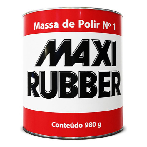 Massa De Polir Nº 01 Maxi Rubber 980 G