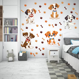 Adesivo Parede Cachorro Patinha Osso Cachorrinho Dog Decoração Lançamento em Oferta na Shopee