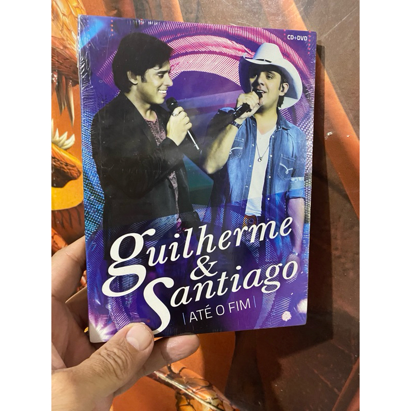 cd + dvd Guilherme e Santiago até o fim lacrado Sertanejo