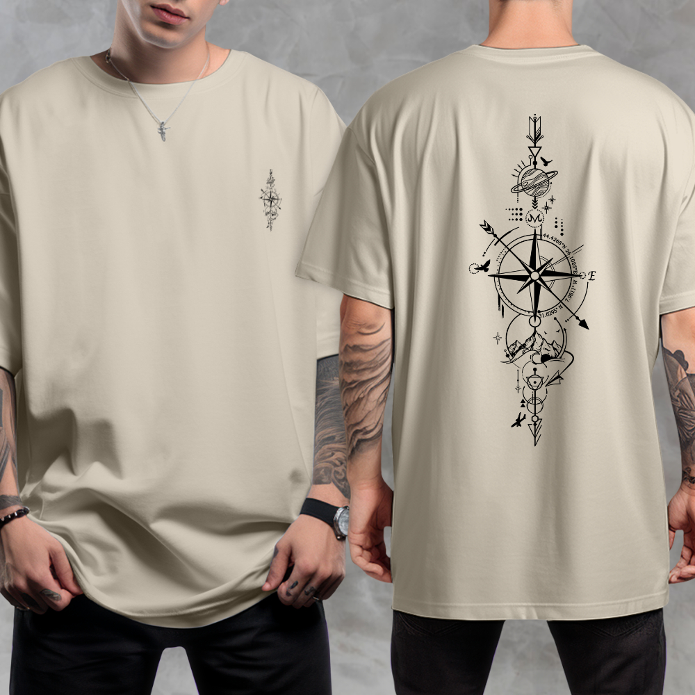 Camisa Camiseta Estampada Rosa dos Ventos 100% Algodão fio 30.1 Penteado Envio Imediato em Oferta na Shopee