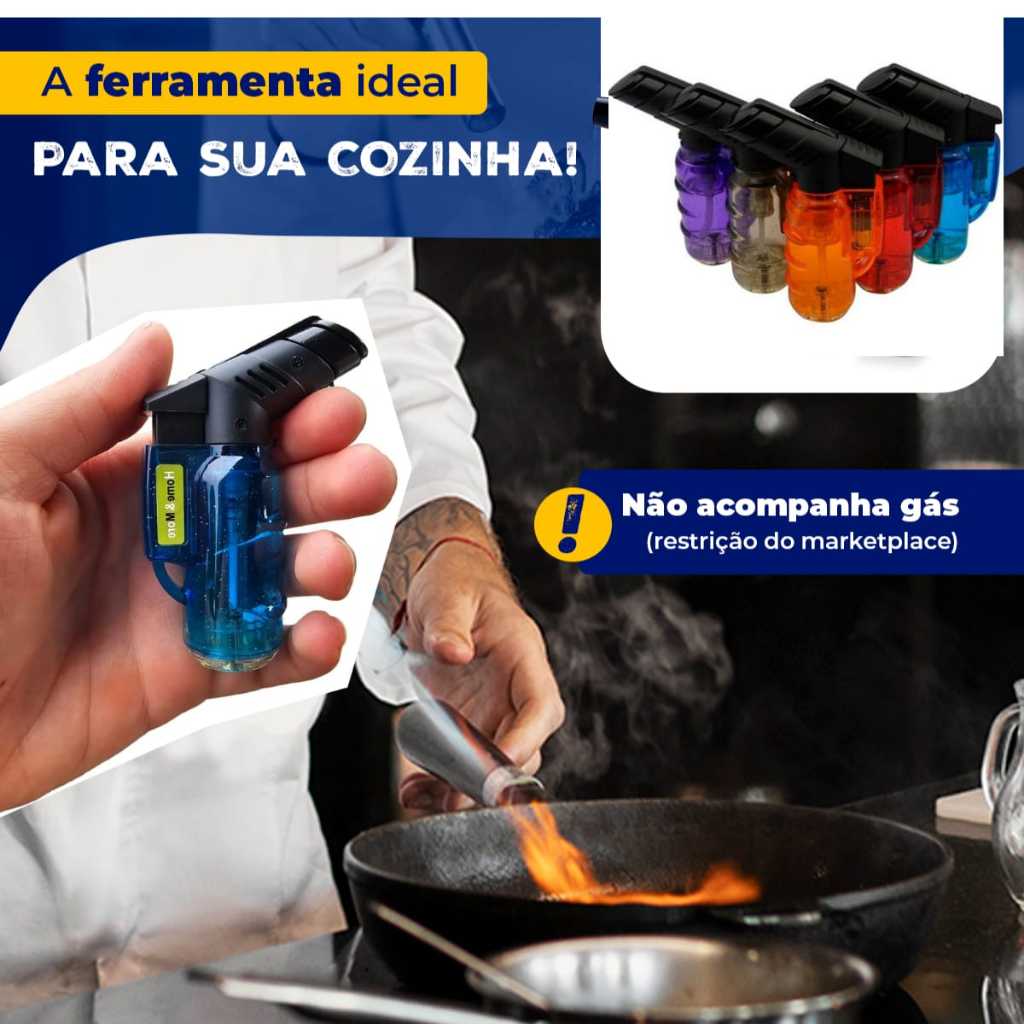 mais compacto do mercado super mini Maçarico Isqueiro Chama Alta Portátil 1300° Cozinha Carvão