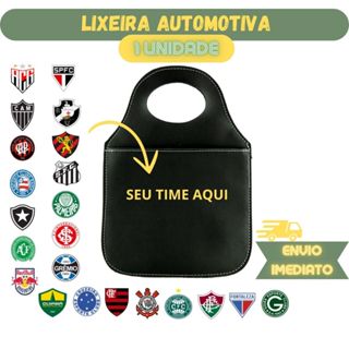 Lixo Para Carro Universal Porta Lixo Personalizado Times em Oferta na Shopee