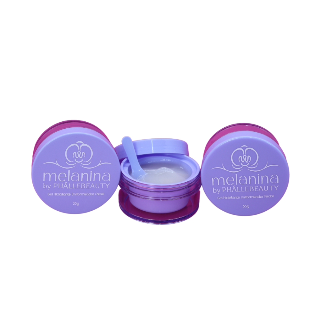 Gel Hidratante Uniformizador Facial Melanina PhálleBeauty PH0736 em Oferta na Shopee