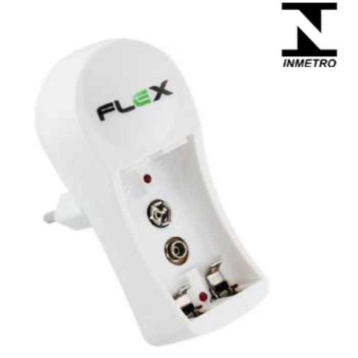 CARREGADOR DE PILHAS E BATERIA RECARREGÁVEIS  AA/AA/9V