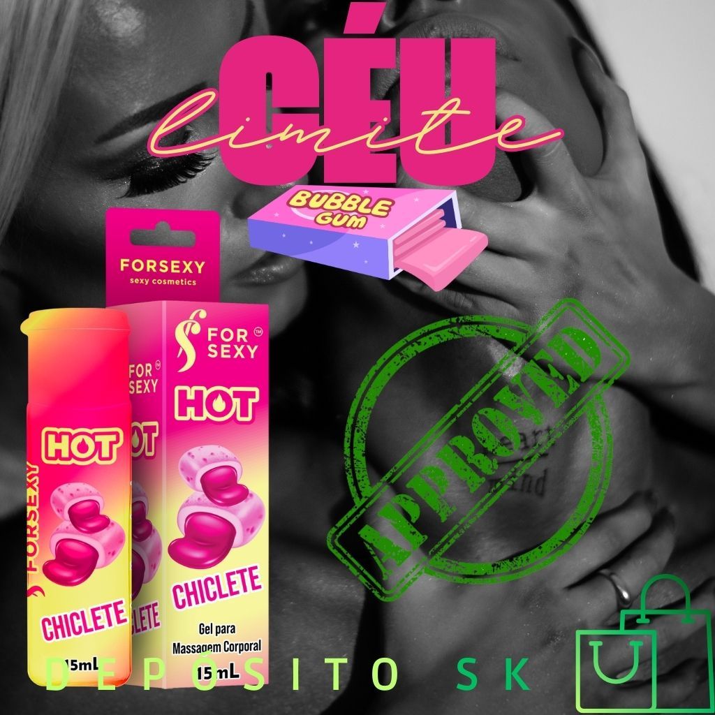 Gel Lubrificante Corporal Hot e Vibrador Shock 15ml Sensações Chocolate Chiclete Kakau Cereja Maçã em Oferta na Shopee