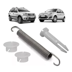 Kit Reparo Bucha Mola Pino Pedal Embreagem Fiesta Ecosport