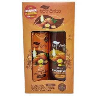 KIT BOTHANICO SHAMPOO+CONDICIONADOR OLEO ARGAN 400ML em Oferta na Shopee