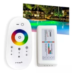 Controle Rgb Touch Wireless Luminária Refletor Piscina