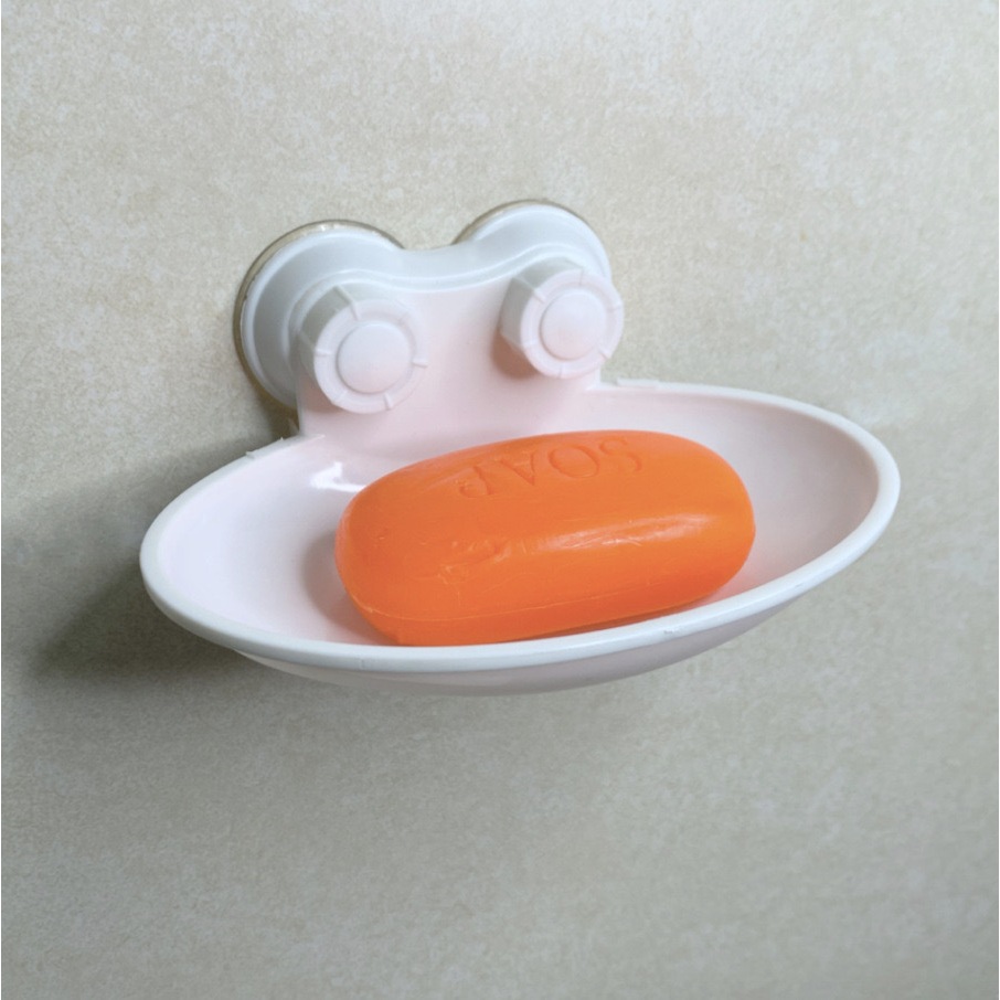 Sem perfuração de parede sucção dreno caixa sabão banheiro forte ventosa sabão rack rack armazenamento em Oferta na Shopee