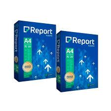 KIT- 2 PCT DE FOLHA A4 BRANCA REPORT em Oferta na Shopee