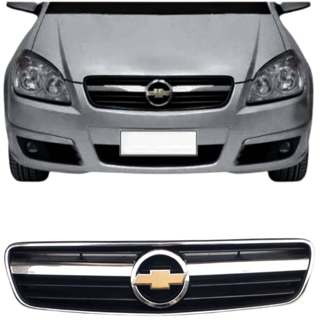 Grade Radiador Vectra Preta Friso Cromado Ano 06/08 Cód 12074 em Oferta na Shopee