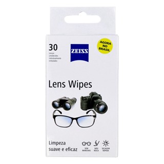 Zeiss Lens Wipes - 30 Lenços Para Limpeza De Lentes E Telas em Oferta na Shopee