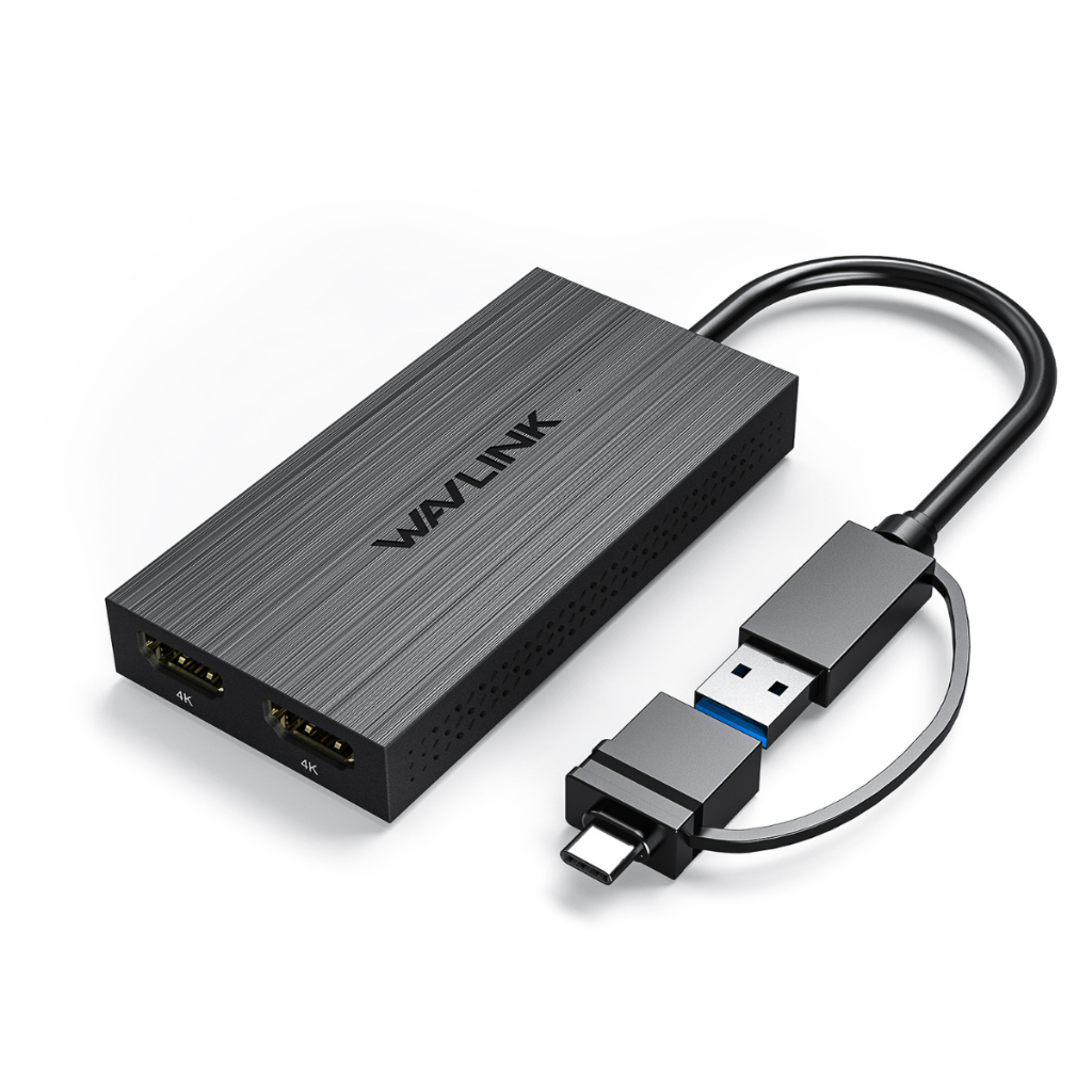 Wavlink Hub Adaptador Usb 3 / Usb-c Para Duplo 2x Hdmi