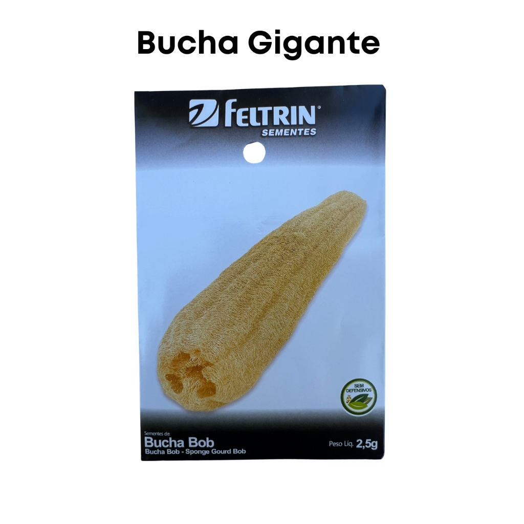 Até 45 Sementes de Bucha Gigante Bob - Feltrin em Oferta na Shopee