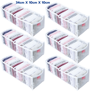 Kit 6 Colmeias Organizadoras De Gaveta Transparente 10 Nichos em Oferta na Shopee