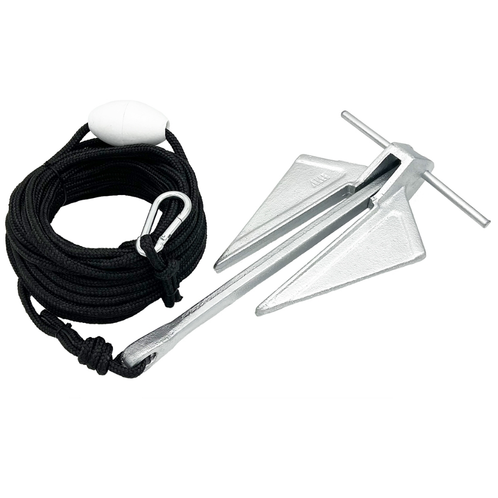 Kit Ancora 2,5kg para Jet-Ski Caiaque Danforth HW