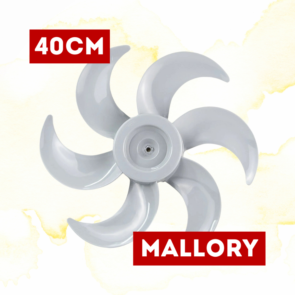Hélice 40cm 6 Pas Ventilador Mallory Turbo Silence TS40 - 6871