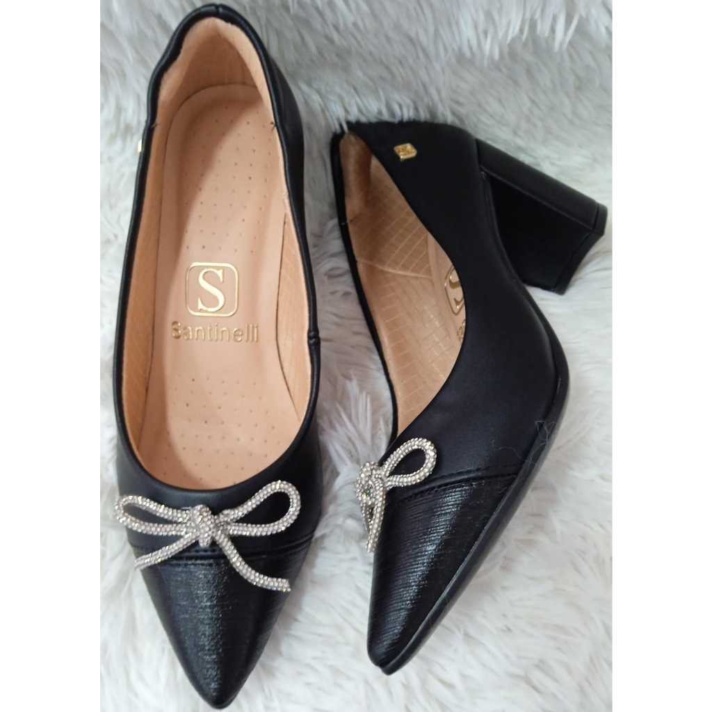 Sapato Feminino Salto Médio Grosso Santinelli 1478-47