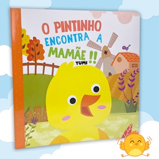 Livro Ilustrado Infantil: O Pintinho Encontra A Mamãe | Historinhas da Fazenda Para Dormir Crianças em Oferta na Shopee