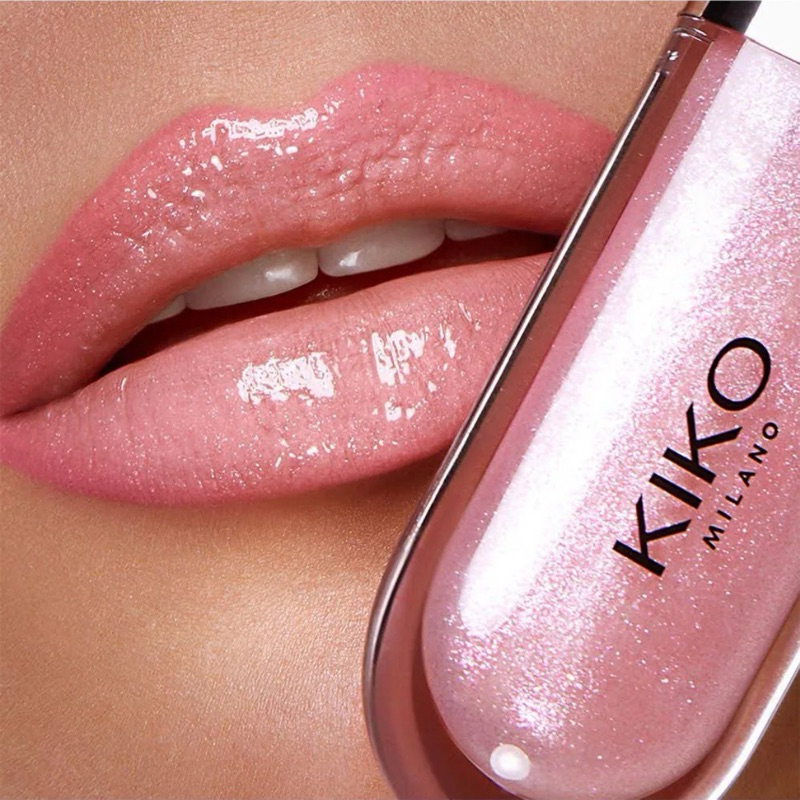 KIKO MILANO, 3D Hydra Lipgloss, Gloss Hidratante Com Efeito 3D, Cor 17 Pearly Mauve