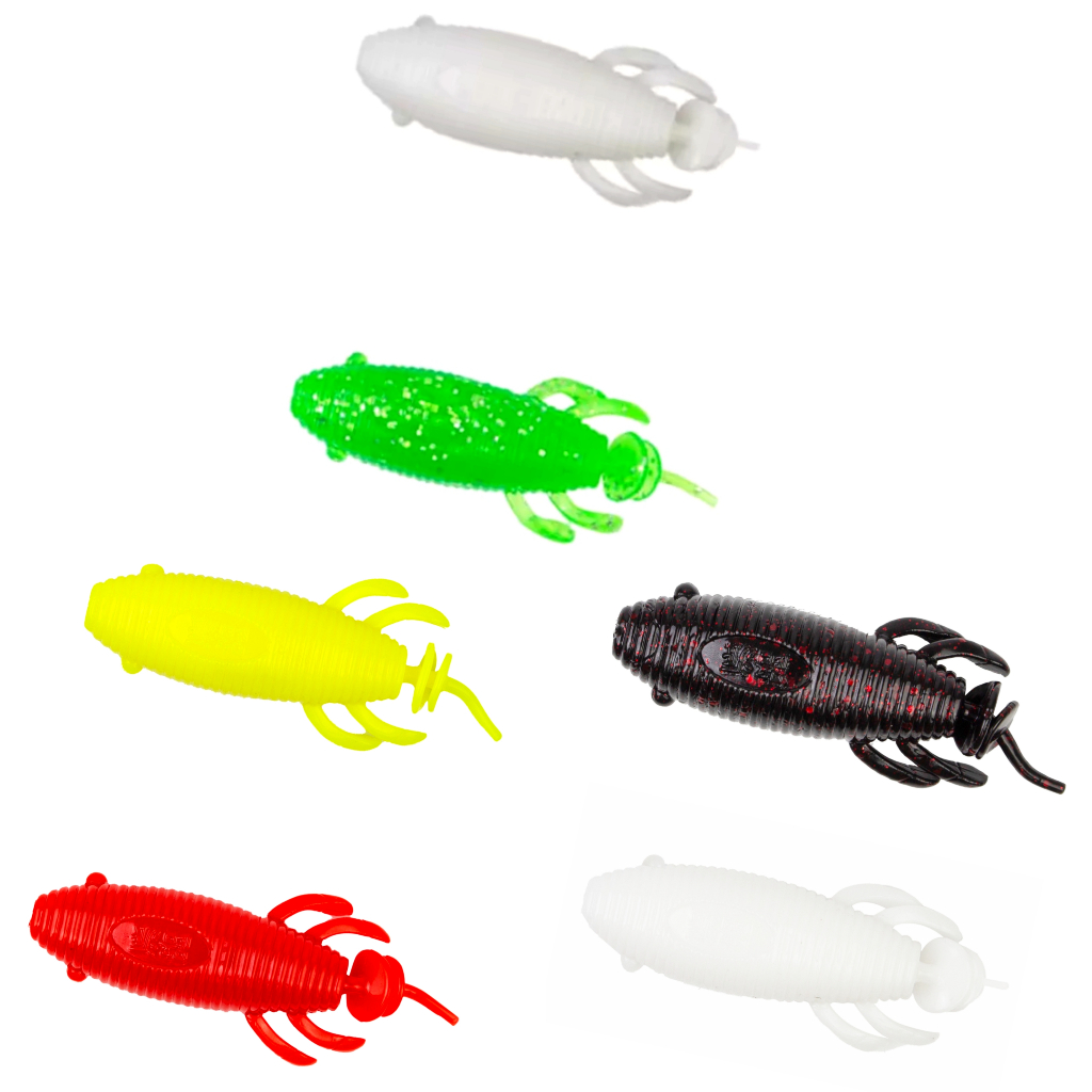 Kit 12 Iscas Artificiais  Soft Tarugo) Original Albatroz
