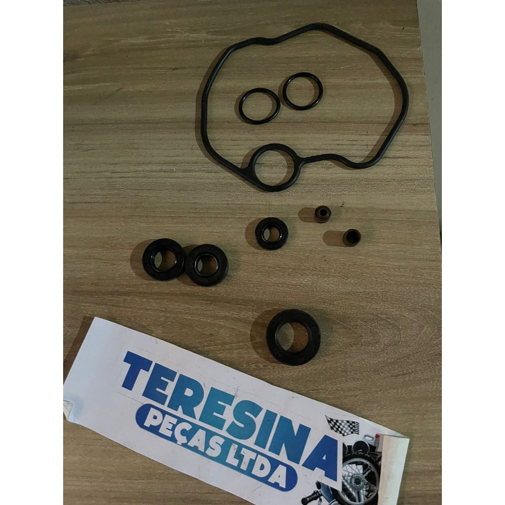 Retentor Pinhão+ Cambio+ Partida +retentor de valvula +2 aneis tampa de valvula +guarnicao Dafra Speed 150/ Kansas 150 em Oferta na Shopee
