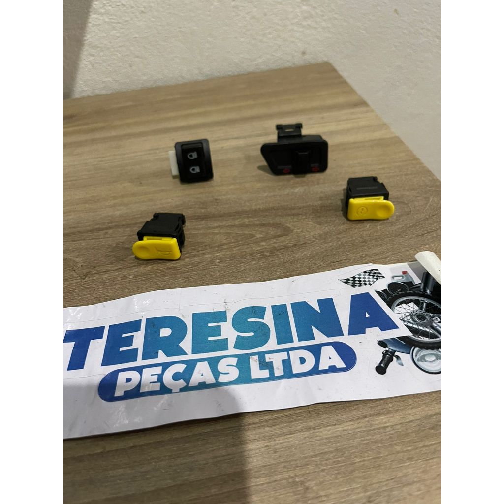 Botão Biz 125 11 a 17 partida Seta Farol Buzina interruptor 2011 2012 2013 2014 2015 2016 2017