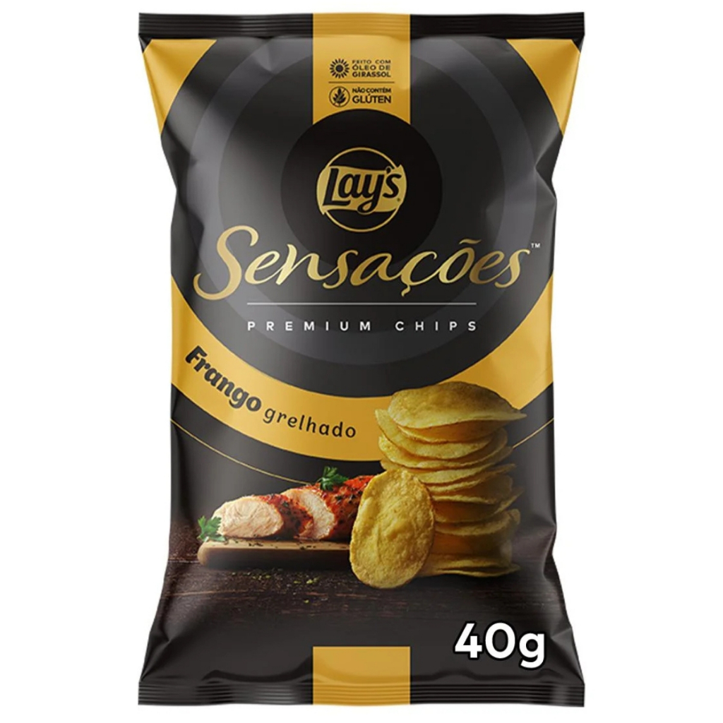 Batata Lay's Sensações Frango Grelhado 40g Elma Chips em Oferta na Shopee