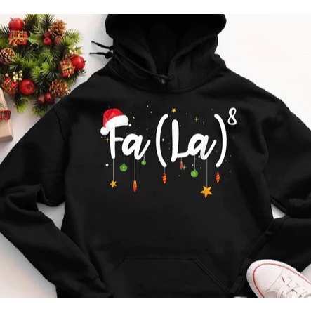 Blusa Moletom Unissex Fa La Música Natalina Natal Merry Christmas