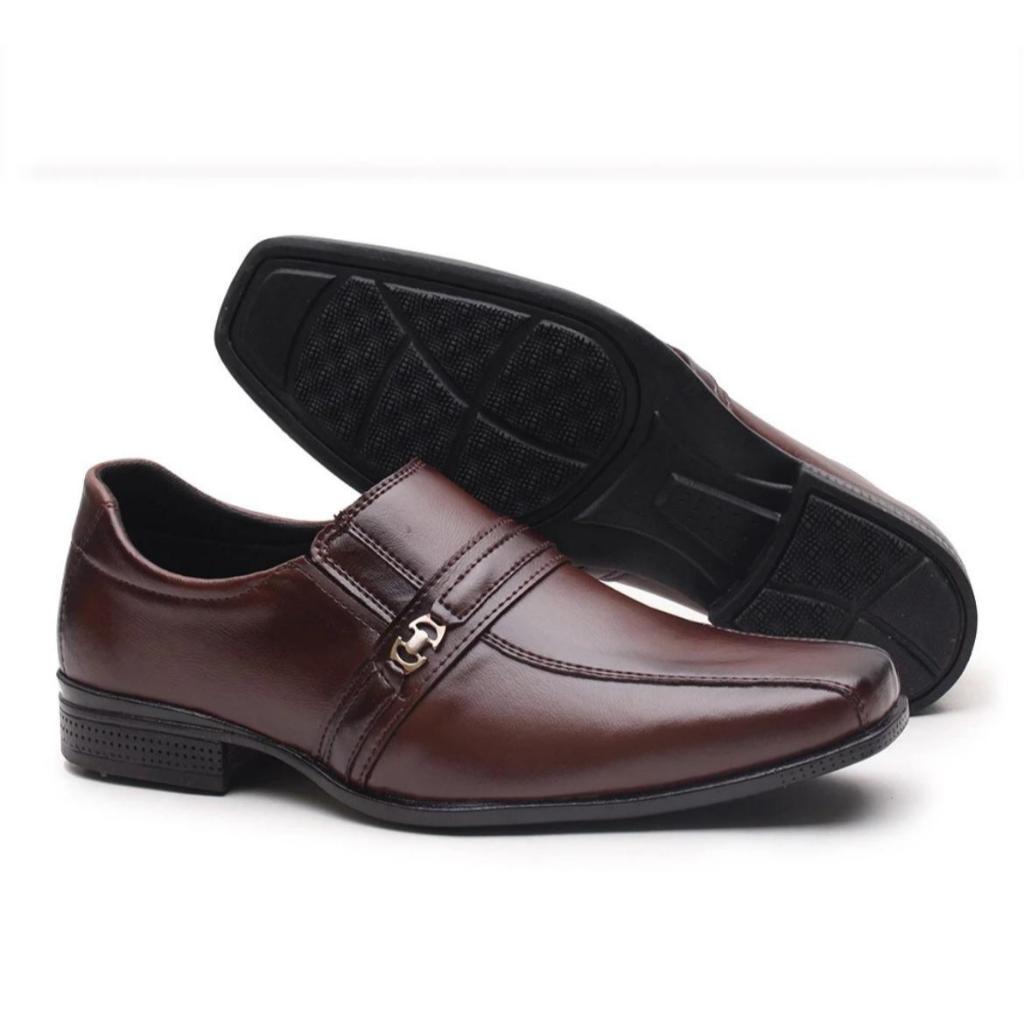 Sapato Social Infantil Masculino Pajem Daminho Casamento Formatura Igreja Culto Calçar Criança Preto Marrom