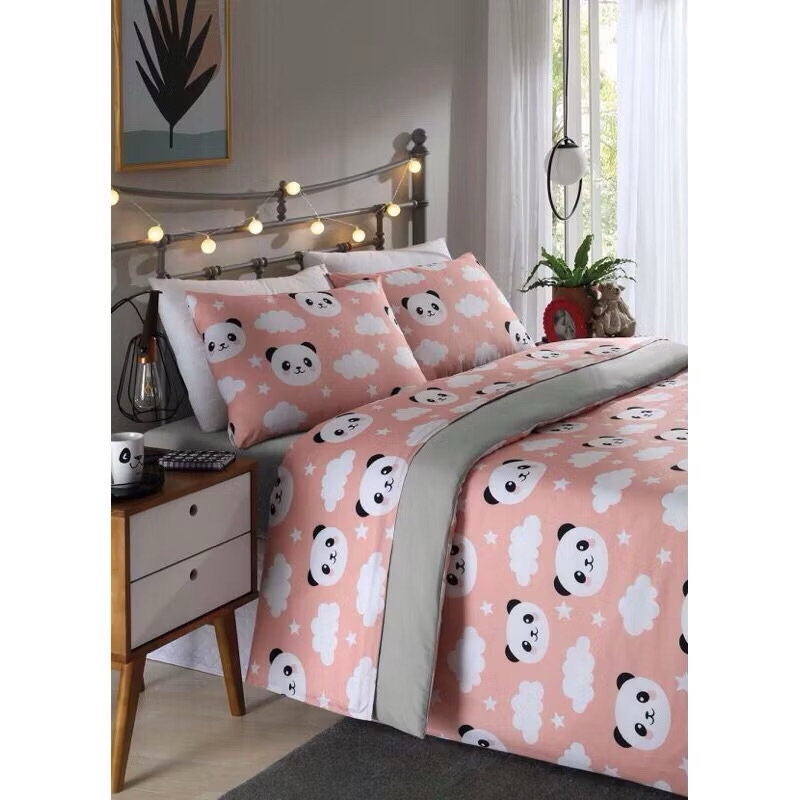 Jogo De cama  casal Padrão 3 Peças Estampado Luxo- Estampas Sortidas,