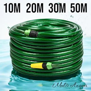 Mangueira de Jardim Trançada Reforçada e Montada Pronta Para Uso Verde em Oferta na Shopee