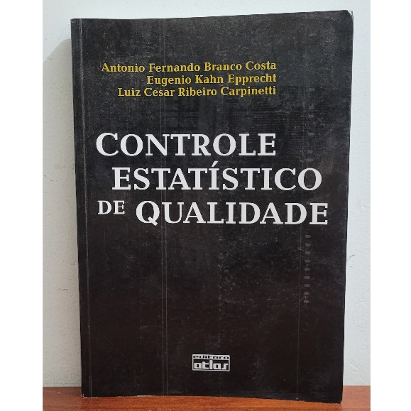 Livro Controle Estatístico de QUALIDADE - Editora Atlas