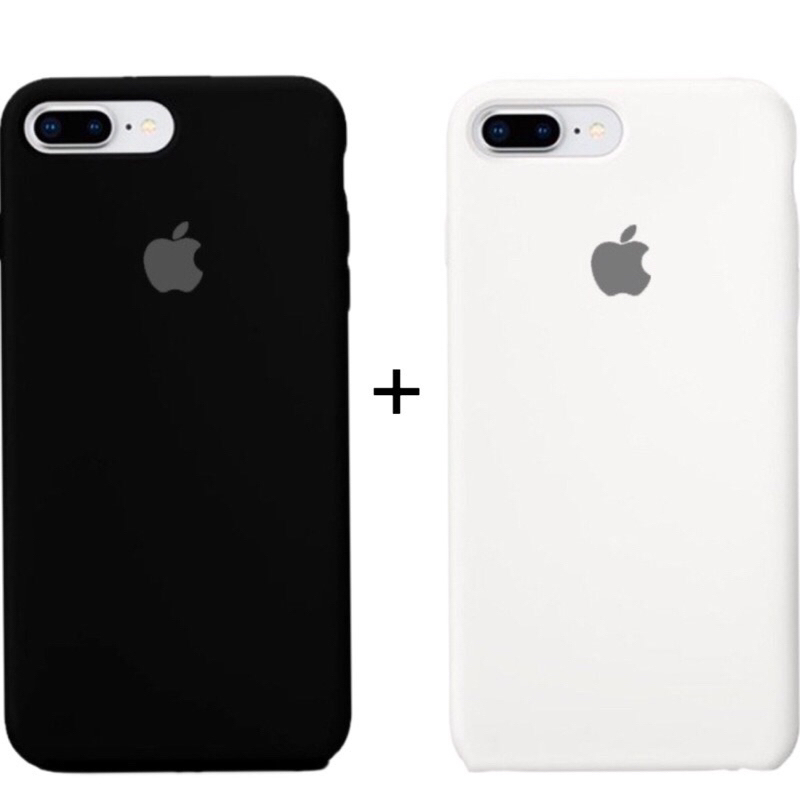 Kit 2 unidades (com 2capa) Capinha Case Aveludada Para iPhone 7Plus / 8Plus