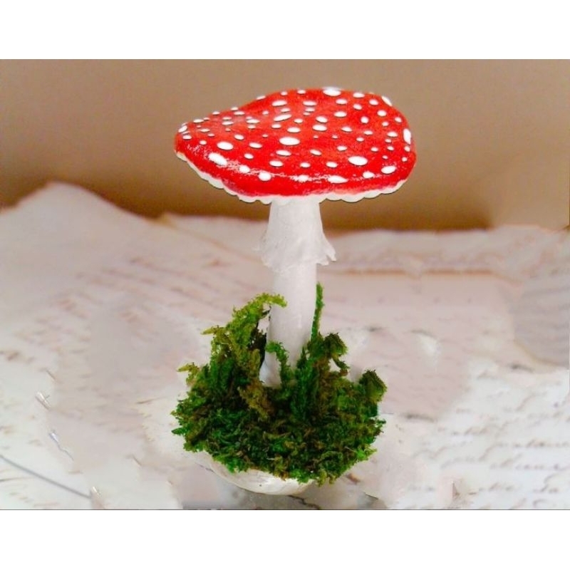 Incensário Cogumelo / Decoração de Ambientes / Porta Incenso Vareta / Artesanato