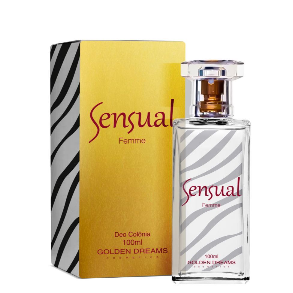 Perfume ORIGINAL Sensual Golden Dreams Feminino 100ML e 35ML EDC