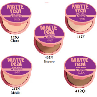 Pó Compacto Matte Real á Prova D`Água Color Trend 8g Avon Maquiagem