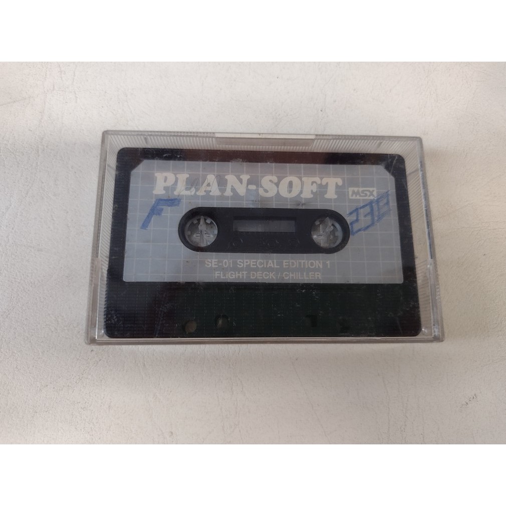 Fita K7 Msx Plan-soft - Flight Deck / Chiller