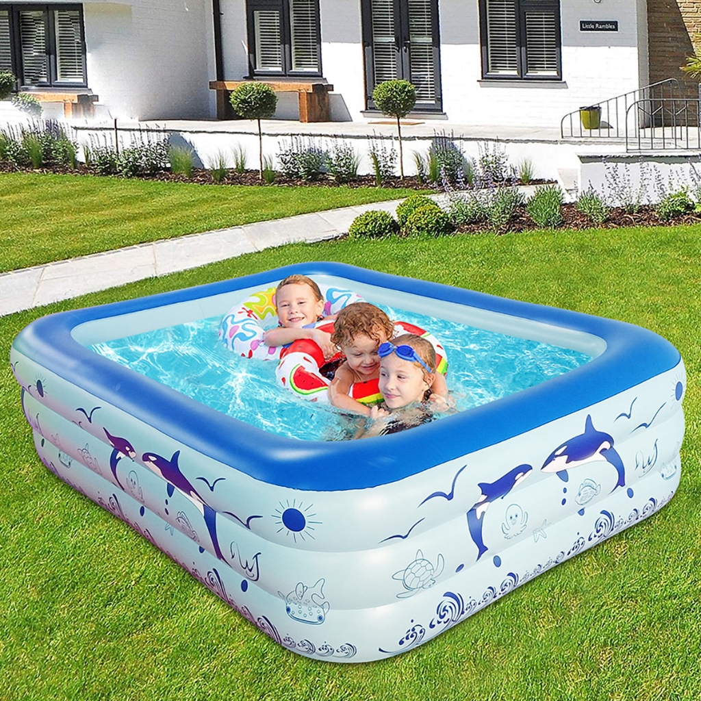 Brastoy Piscinas Infláveis Infantis 300 Litros 150X105X50cm em Oferta na Shopee