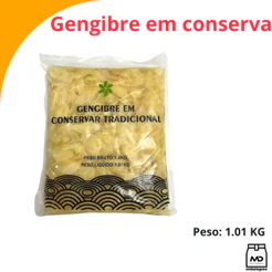 Gengibre Fatiado em Conserva Tradicional Shoga Gari - 1KG