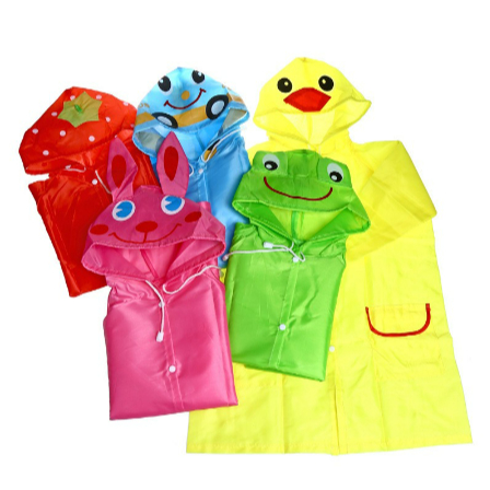 capa de chuva infantil com desenhos fofos [ com capuz; impermeável ]~ idea florida shop~ em Oferta na Shopee