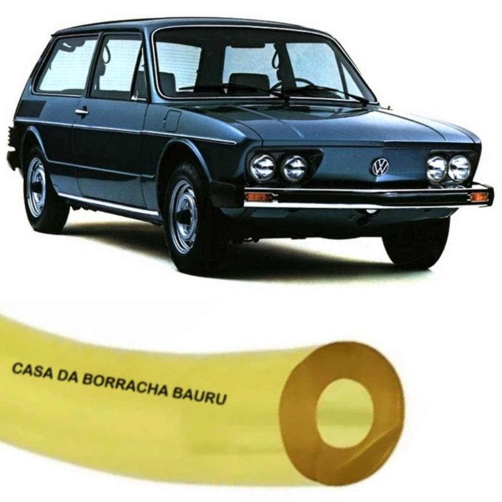 Mangueira De Combustível Silicone Amarela BRASILIA 5mm x 2,5mm 4 METROS